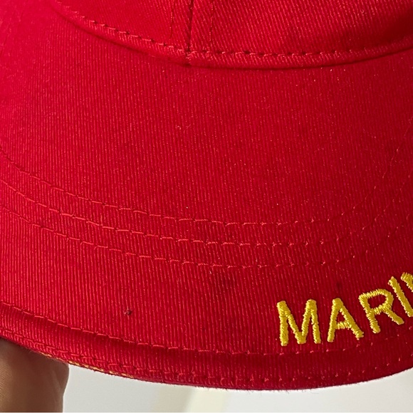 ROTHCO Marines baseball cap red with yellow embroidery One Size adjustable NEW - Picture 7 of 15